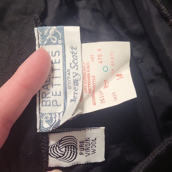 Braemar Petites by Jeremy Scott Long Wool Skirt - Picture 3 of 3